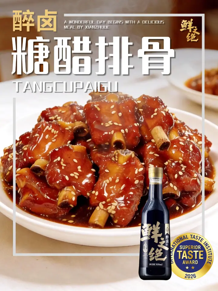 鲜之绝官方菜谱：糖醋排骨