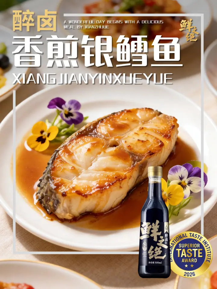 鲜之绝官方菜谱：香煎银鳕鱼